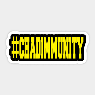 #Chadimmunity Sticker